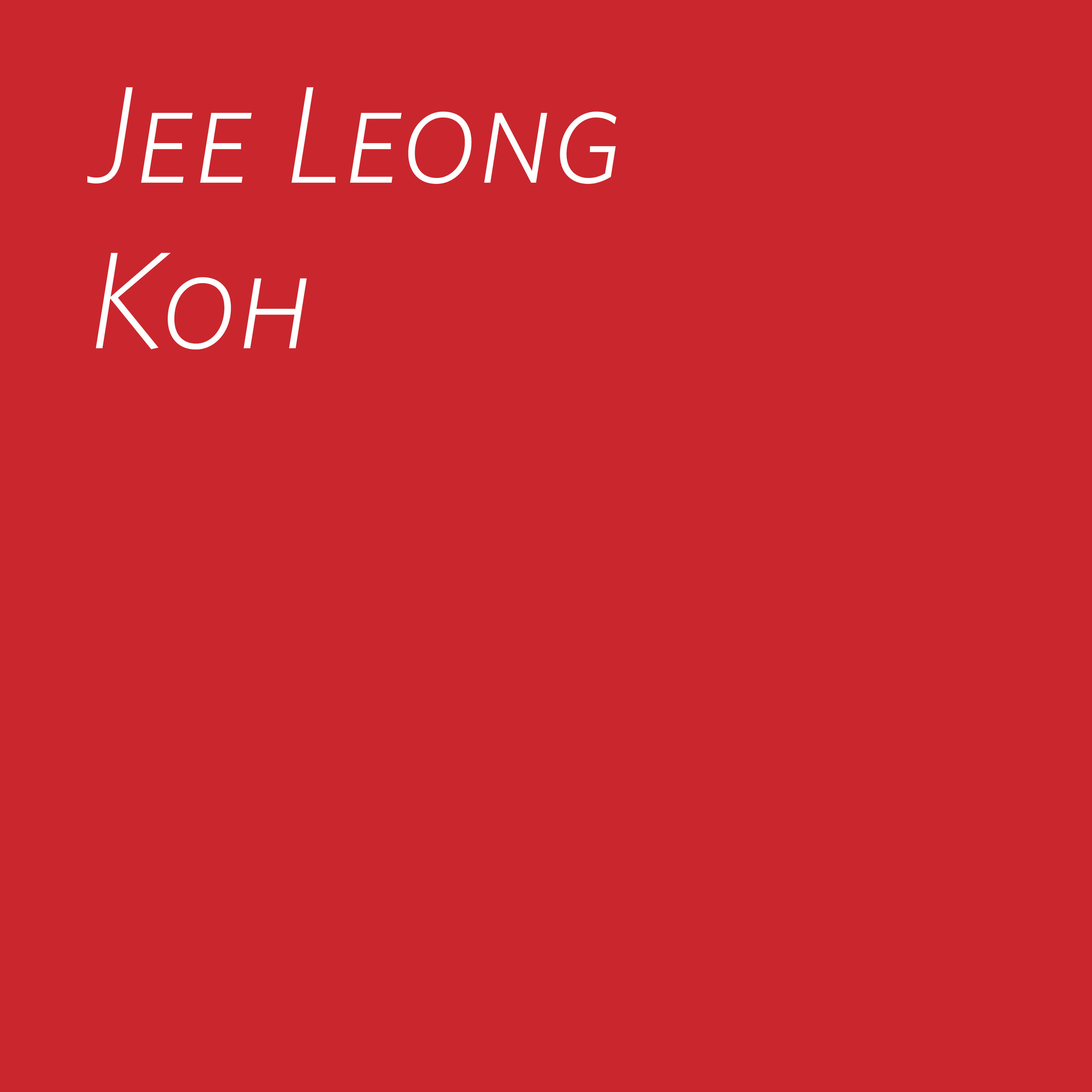 Poemas, Jee Leong Koh — Jogos Florais